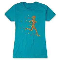 Women's Everyday Runners Tee - Autumn Runner Girl 26 Women's Everyday Runners Tee - Autumn Runner Girl -goneforarun Sales 2023 tr 39591 TEAL