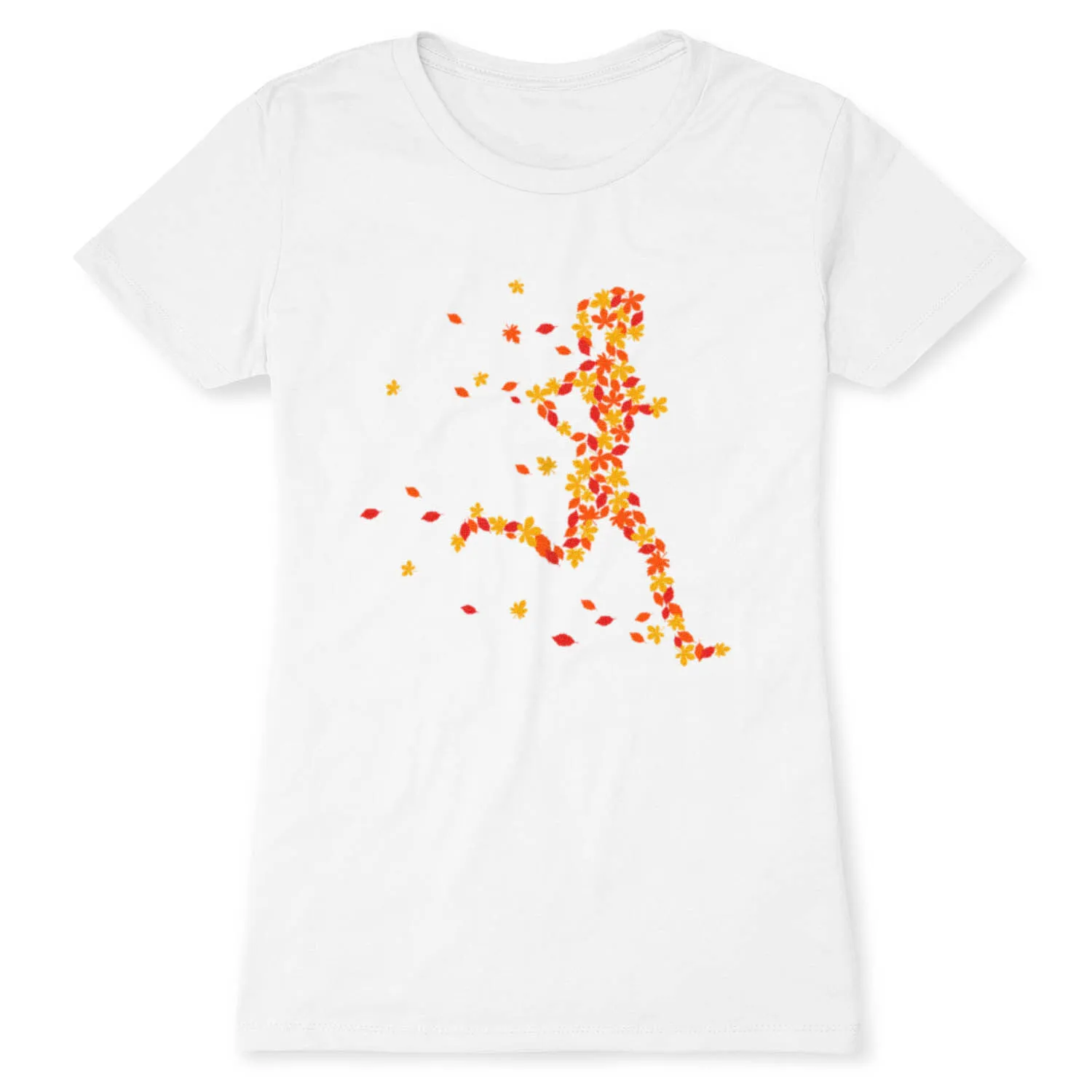 Women's Everyday Runners Tee - Autumn Runner Girl 15 Women's Everyday Runners Tee - Autumn Runner Girl - Image 13