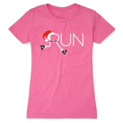 Women's Everyday Runners Tee - Let's Run For Christmas -goneforarun Sales 2023 tr 39598 HOTPINK