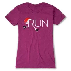 Women's Everyday Runners Tee - Let's Run For Christmas -goneforarun Sales 2023 tr 39598 LUSHBERRY