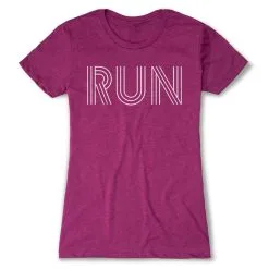 Women's Everyday Runners Tee - Run Lines -goneforarun Sales 2023 tr 39600 LUSHBERRY