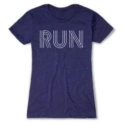 Women's Everyday Runners Tee - Run Lines -goneforarun Sales 2023 tr 39600 STORMINDIGO