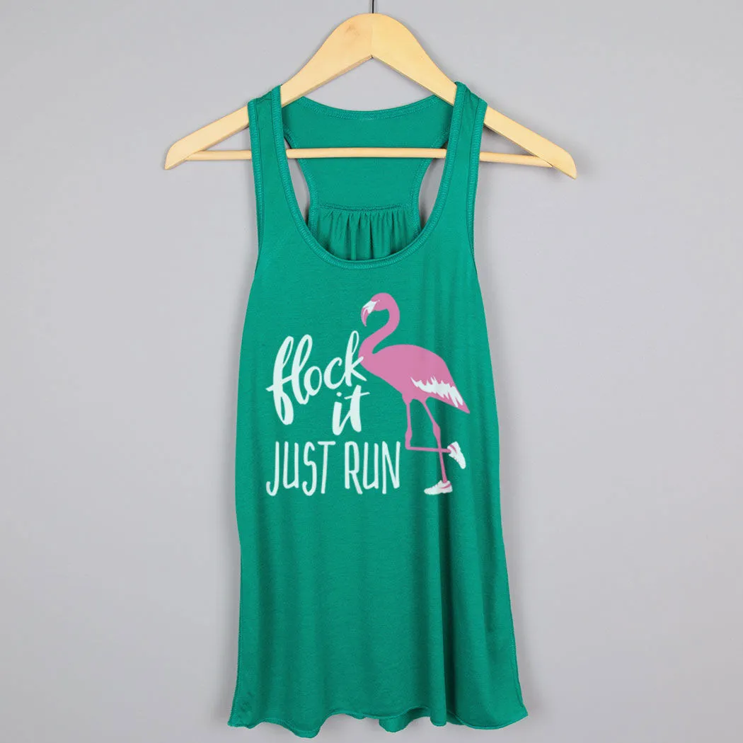 Flowy Racerback Tank Top - Flock It Just Run 5 Flowy Racerback Tank Top - Flock It Just Run - Image 3