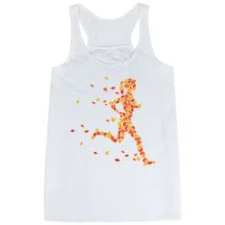 Flowy Racerback Tank Top - Autumn Runner Girl