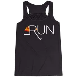 Flowy Racerback Tank Top - Let's Run For Turkey -goneforarun Sales 2023 tr 39613 BLACK MAIN