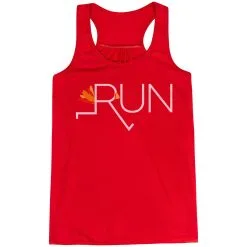 Flowy Racerback Tank Top - Let's Run For Turkey
