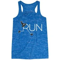 Flowy Racerback Tank Top - Let's Run For Halloween -goneforarun Sales 2023 tr 39615 BLUE MAIN