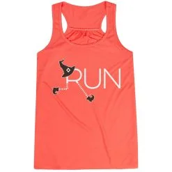 Flowy Racerback Tank Top - Let's Run For Halloween