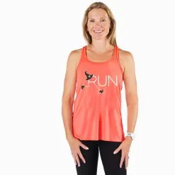 Flowy Racerback Tank Top - Let's Run For Halloween -goneforarun Sales 2023 tr 39615 CORAL MODEL