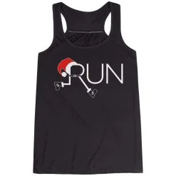 Flowy Racerback Tank Top - Let's Run For Christmas -goneforarun Sales 2023 tr 39616 BLACK MAIN