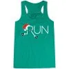 Flowy Racerback Tank Top - Let's Run For Christmas -goneforarun Sales 2023 tr 39616 GREEN MAIN