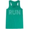 Flowy Racerback Tank Top - Run Lines -goneforarun Sales 2023 tr 39618 GREEN MAIN
