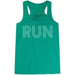 Flowy Racerback Tank Top - Run Lines