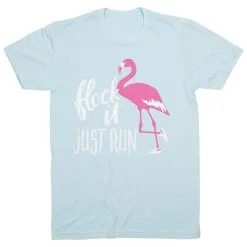 Running Short Sleeve T-Shirt - Flock It Just Run -goneforarun Sales 2023 tr 39626 LIGHTBLUE FLAT