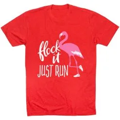 Running Short Sleeve T-Shirt - Flock It Just Run -goneforarun Sales 2023 tr 39626 RED FLAT