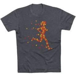 Running Short Sleeve T-Shirt - Autumn Runner Girl 19 Running Short Sleeve T-Shirt - Autumn Runner Girl -goneforarun Sales 2023 tr 39629 CHARCOAL FLAT