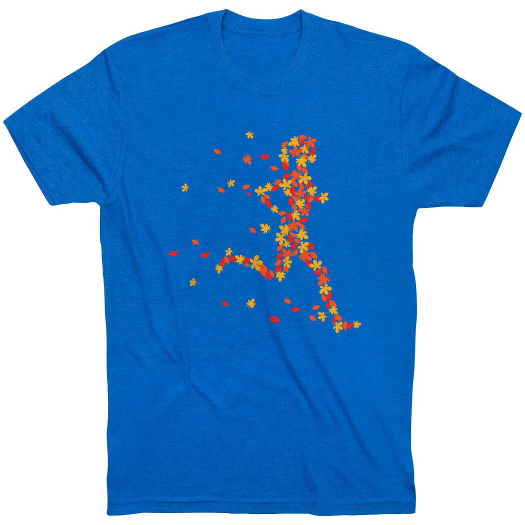 Running Short Sleeve T-Shirt - Autumn Runner Girl 13 Running Short Sleeve T-Shirt - Autumn Runner Girl - Image 11