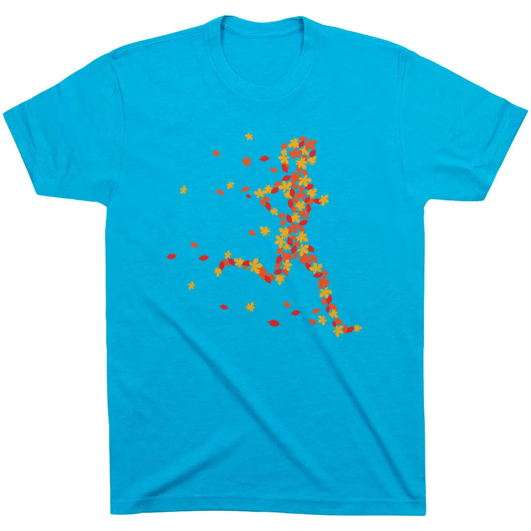Running Short Sleeve T-Shirt - Autumn Runner Girl 14 Running Short Sleeve T-Shirt - Autumn Runner Girl - Image 12