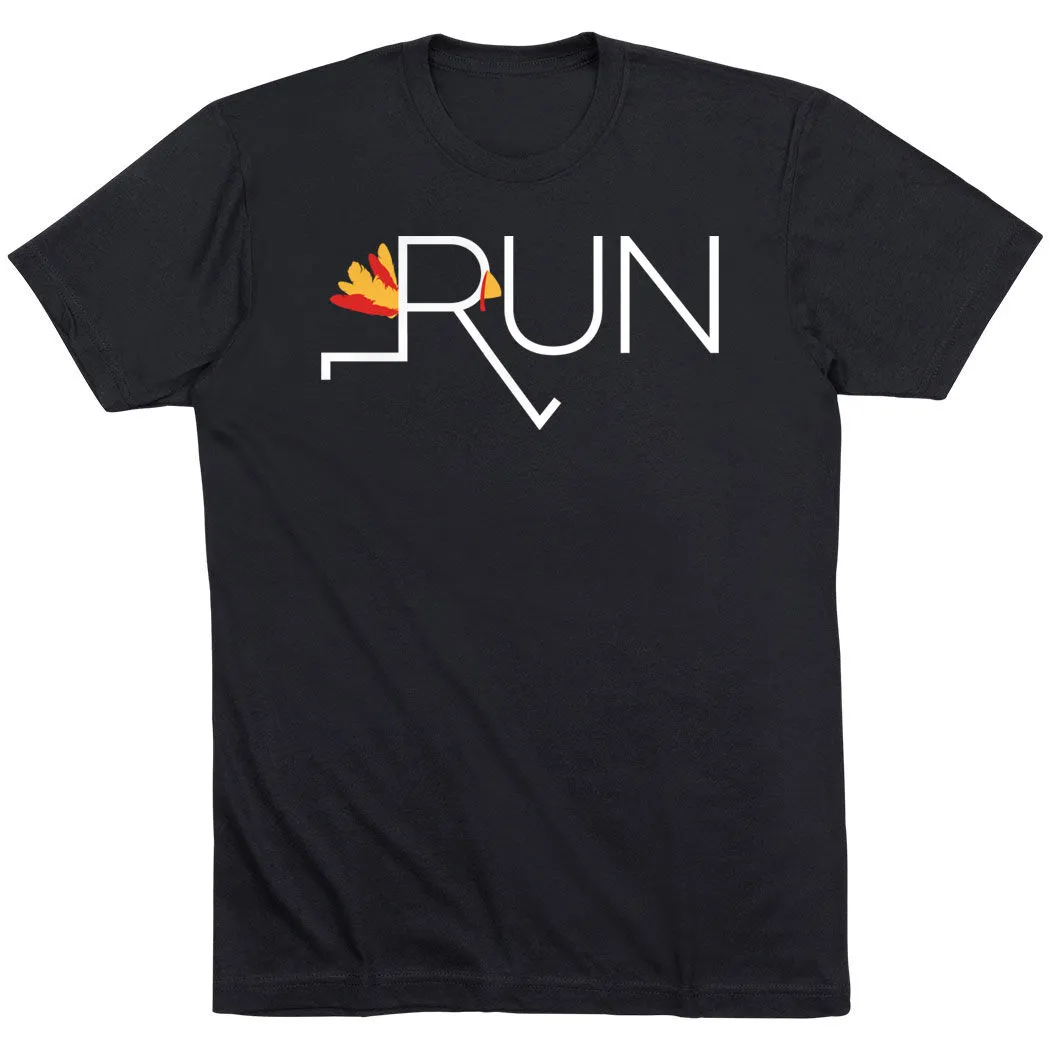 Running Short Sleeve T-Shirt - Let's Run For Turkey 3 Running Short Sleeve T-Shirt - Let's Run For Turkey
