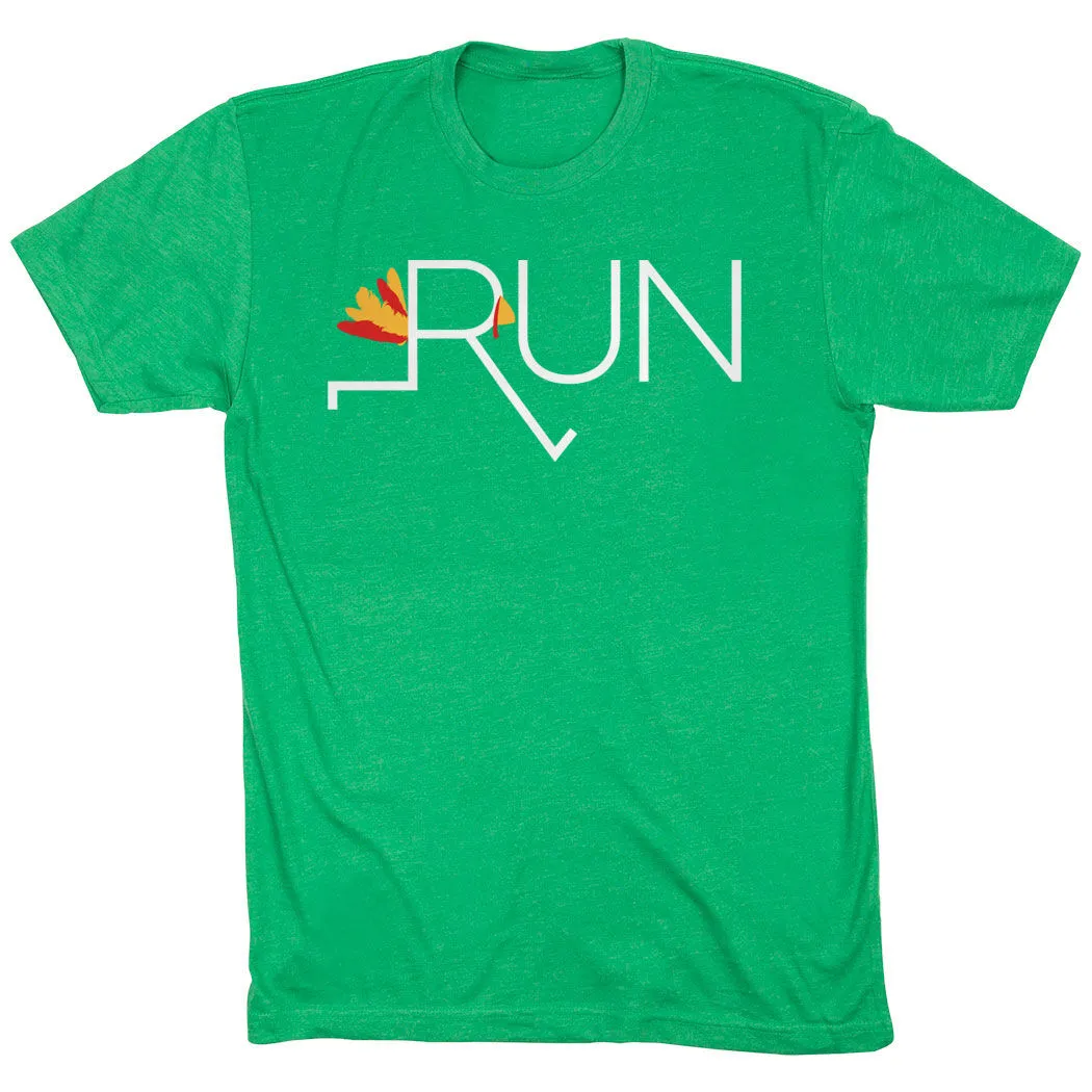 Running Short Sleeve T-Shirt - Let's Run For Turkey 10 Running Short Sleeve T-Shirt - Let's Run For Turkey - Image 8