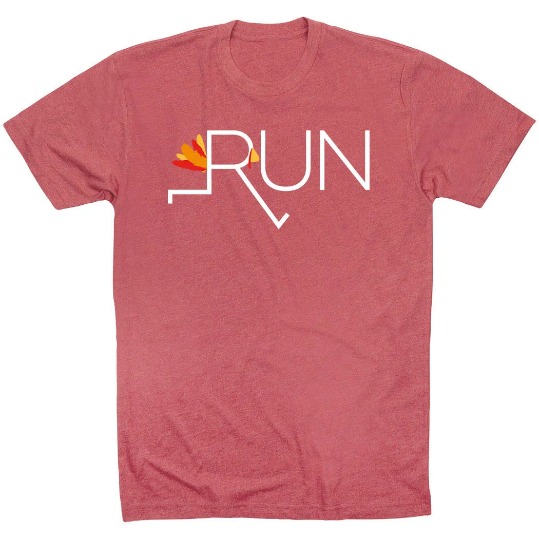 Running Short Sleeve T-Shirt - Let's Run For Turkey 11 Running Short Sleeve T-Shirt - Let's Run For Turkey - Image 9