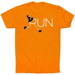 Running Short Sleeve T-Shirt - Let's Run For Halloween