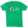 Running Short Sleeve T-Shirt - Let's Run For Christmas -goneforarun Sales 2023 tr 39636 GREEN FLAT