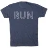 Running Short Sleeve T-Shirt - Run Lines -goneforarun Sales 2023 tr 39638 NAVY FLAT