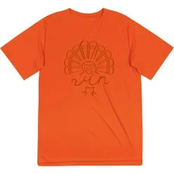 Men's Running Short Sleeve Tech Tee - Runner Turkey -goneforarun Sales 2023 tr 39847 ORANGE FLAT