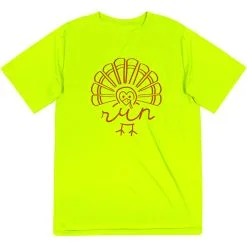 Men's Running Short Sleeve Tech Tee - Runner Turkey -goneforarun Sales 2023 tr 39847 SAFETYYELLOW FLAT