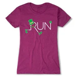 Running Women's Everyday Tee - Let's Run Lucky -goneforarun Sales 2023 tr 39849 LUSHBERRY