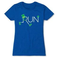 Running Women's Everyday Tee - Let's Run Lucky -goneforarun Sales 2023 tr 39849 ROYAL