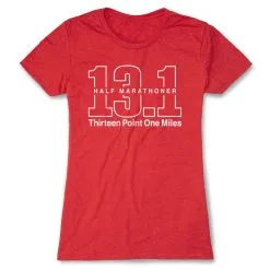 Running Women's Everyday Tee - Half Marathoner 13.1 Miles 20 Running Women's Everyday Tee - Half Marathoner 13.1 Miles -goneforarun Sales 2023 tr 39851 RED