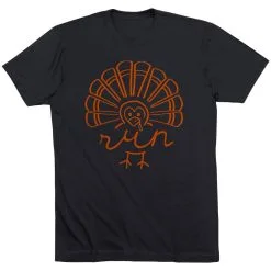 Running Short Sleeve T-Shirt - Runner Turkey 20 Running Short Sleeve T-Shirt - Runner Turkey -goneforarun Sales 2023 tr 39855 BLACK FLAT