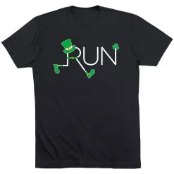 Running Short Sleeve T-Shirt - Let's Run Lucky