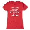 Women's Everyday Runners Tee - Running's My Favorite (Simple) -goneforarun Sales 2023 tr 40024 RED FLAT