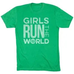 Running Short Sleeve T-Shirt - Girls Run The World® -goneforarun Sales 2023 tr 40253 GREEN FLAT
