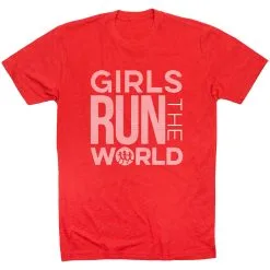 Running Short Sleeve T-Shirt - Girls Run The World® -goneforarun Sales 2023 tr 40253 RED FLAT