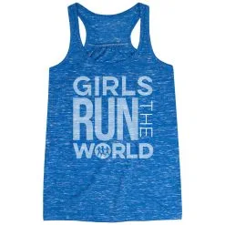Flowy Racerback Tank Top - Girls Run The World® -goneforarun Sales 2023 tr 40256 BLUE MAIN