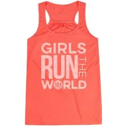 Flowy Racerback Tank Top - Girls Run The World® -goneforarun Sales 2023 tr 40256 CORAL MAIN