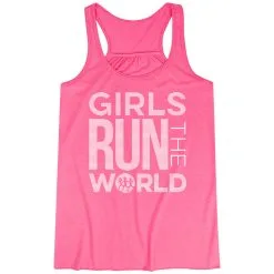 Flowy Racerback Tank Top - Girls Run The World® -goneforarun Sales 2023 tr 40256 PINK MAIN