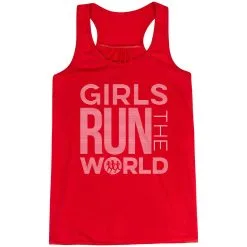 Flowy Racerback Tank Top - Girls Run The World® -goneforarun Sales 2023 tr 40256 RED MAIN