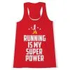 Women's Performance Tank Top - Running Is My Super Power -goneforarun Sales 2023 tr 40627 FRONT