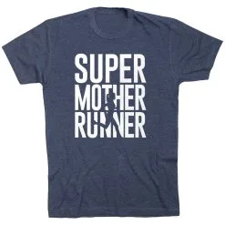 Running Short Sleeve T-Shirt - Super Mother Runner 26 Running Short Sleeve T-Shirt - Super Mother Runner -goneforarun Sales 2023 tr 40629 NAVY FLAT