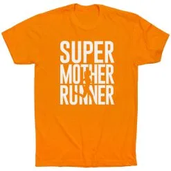 Running Short Sleeve T-Shirt - Super Mother Runner 27 Running Short Sleeve T-Shirt - Super Mother Runner -goneforarun Sales 2023 tr 40629 ORANGE FLAT