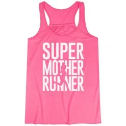 Flowy Racerback Tank Top - Super Mother Runner -goneforarun Sales 2023 tr 40632 PINK MAIN