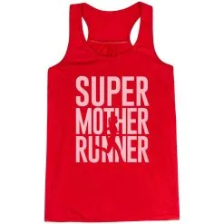 Flowy Racerback Tank Top - Super Mother Runner -goneforarun Sales 2023 tr 40632 RED MAIN