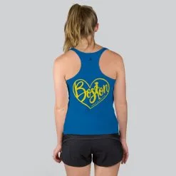 Women's Performance Tank Top - Love The Run Boston 26.2 -goneforarun Sales 2023 tr 40657 MODELBACK