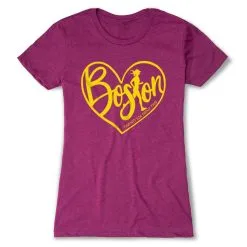 Women's Everyday Runners Tee - Love The Run Boston 26.2 -goneforarun Sales 2023 tr 40658 LUSHBERRY