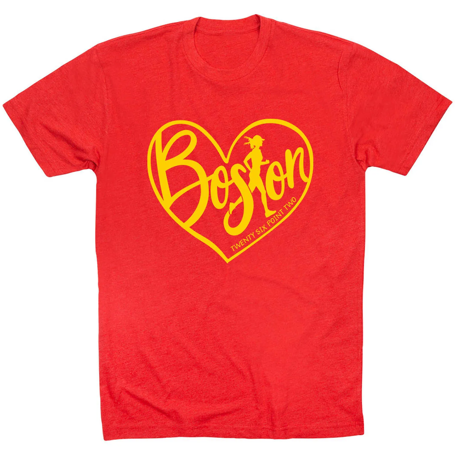 Running Short Sleeve T-Shirt - Love The Run Boston 26.2 15 Running Short Sleeve T-Shirt - Love The Run Boston 26.2 - Image 13